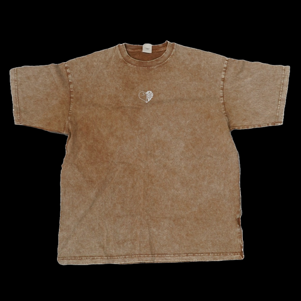 DARSKI Sand Acid Wash Oversized T-Shirt